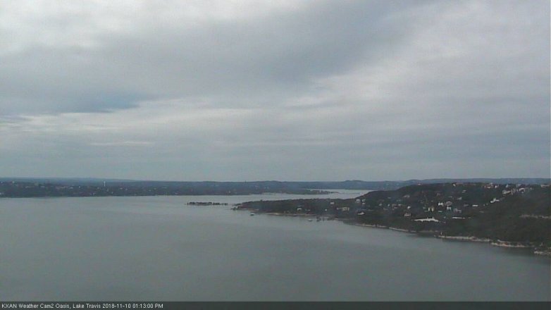 Lake Travis webcam, November 10, 2018 12:15 PM CT