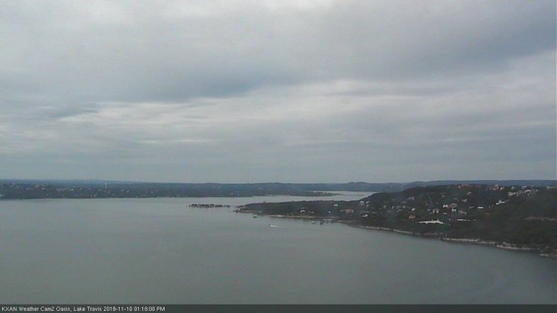 Lake Travis webcam, November 10, 2018 12:20 PM CT