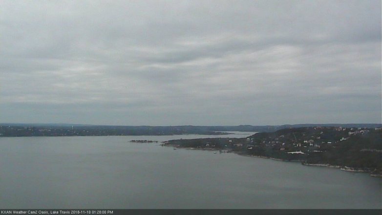 Lake Travis webcam, November 10, 2018 12:30 PM CT
