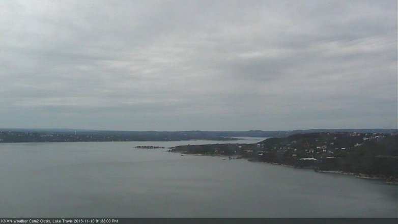 Lake Travis webcam, November 10, 2018 12:35 PM CT