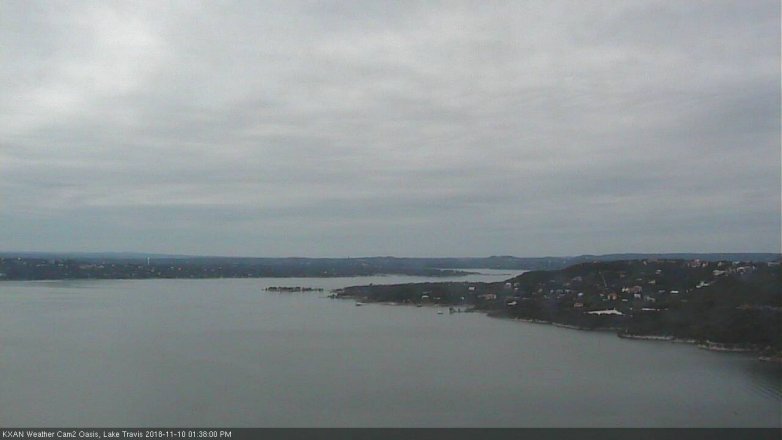 Lake Travis webcam, November 10, 2018 12:40 PM CT