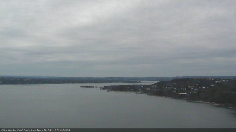 Lake Travis webcam, November 10, 2018 12:45 PM CT