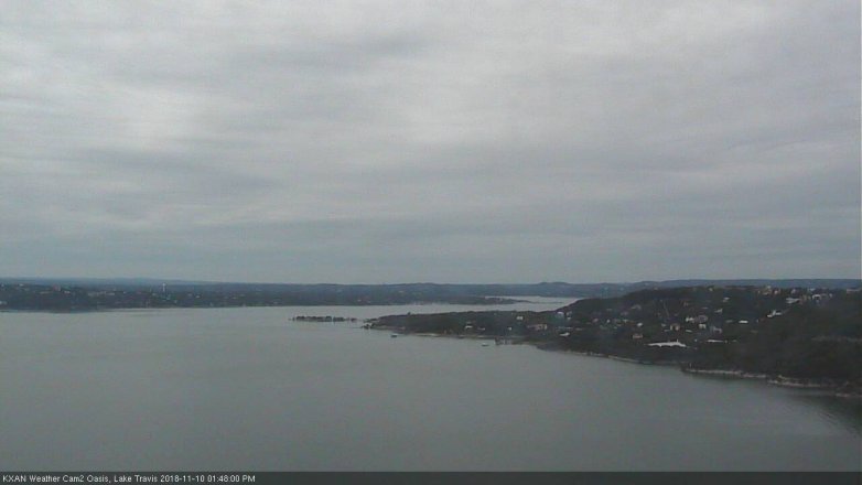 Lake Travis webcam, November 10, 2018 12:50 PM CT