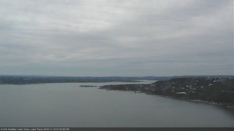 Lake Travis webcam, November 10, 2018 12:55 PM CT
