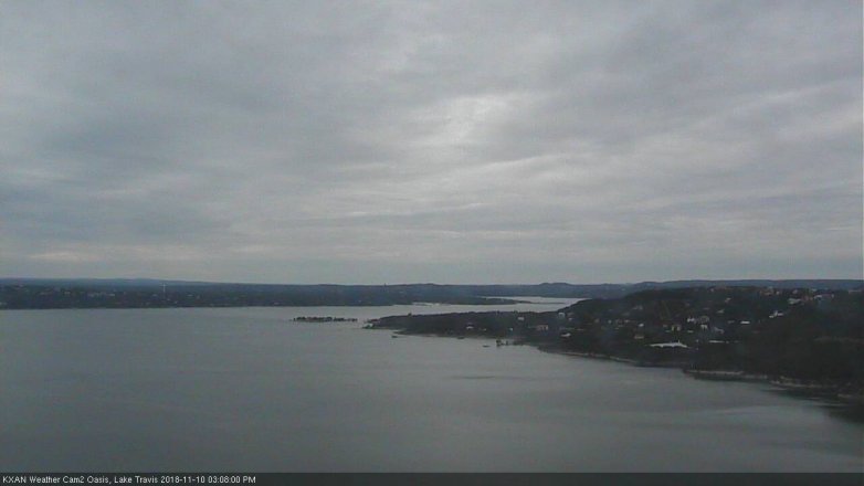 Lake Travis webcam, November 10, 2018 2:10 PM CT