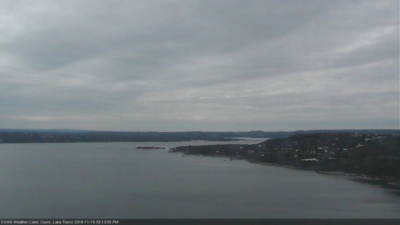 Lake Travis webcam, November 10, 2018 2:15 PM CT
