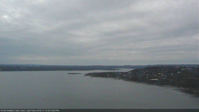 Lake Travis webcam, November 10, 2018 2:20 PM CT