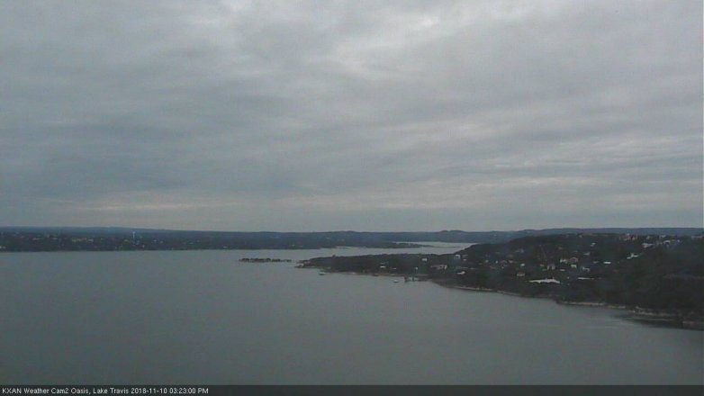 Lake Travis webcam, November 10, 2018 2:25 PM CT