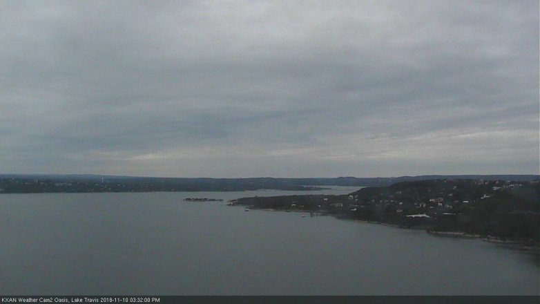 Lake Travis webcam, November 10, 2018 2:35 PM CT