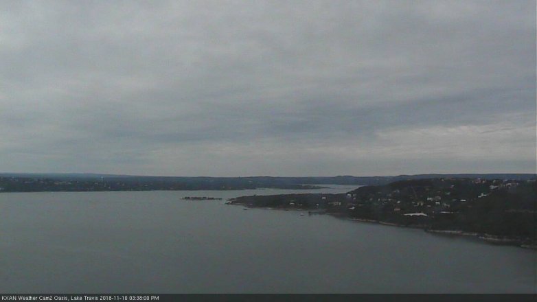 Lake Travis webcam, November 10, 2018 2:40 PM CT