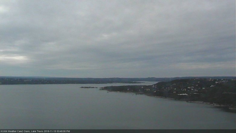 Lake Travis webcam, November 10, 2018 2:50 PM CT