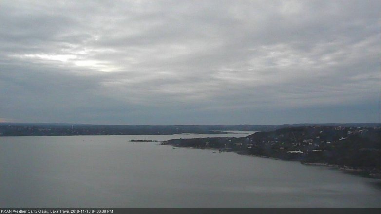 Lake Travis webcam, November 10, 2018 3:10 PM CT