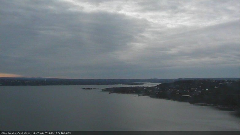 Lake Travis webcam, November 10, 2018 3:20 PM CT