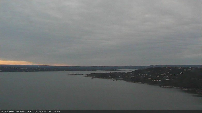 Lake Travis webcam, November 10, 2018 3:35 PM CT