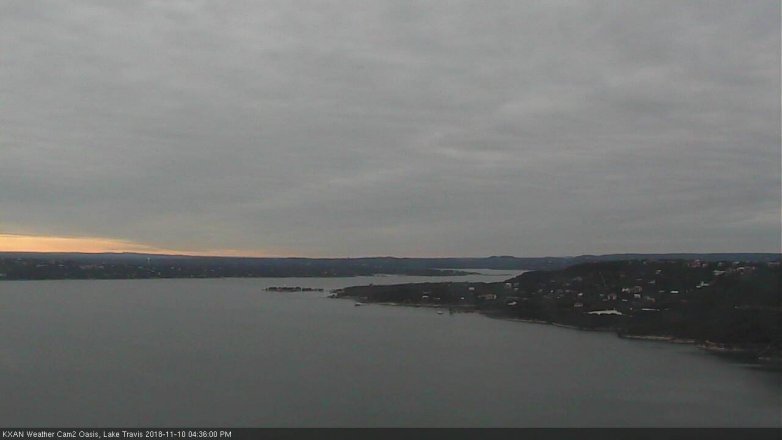 Lake Travis webcam, November 10, 2018 3:40 PM CT