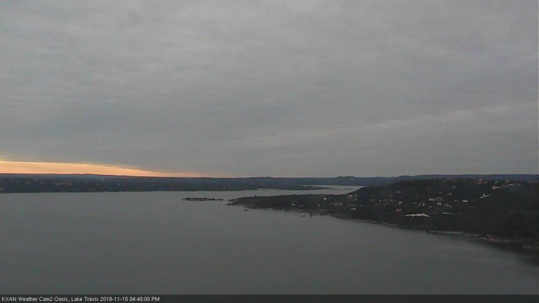 Lake Travis webcam, November 10, 2018 3:50 PM CT