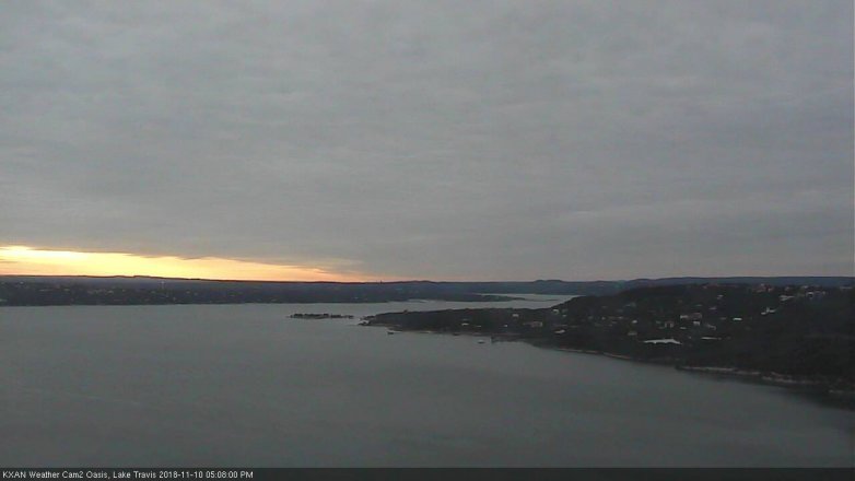 Lake Travis webcam, November 10, 2018 4:10 PM CT