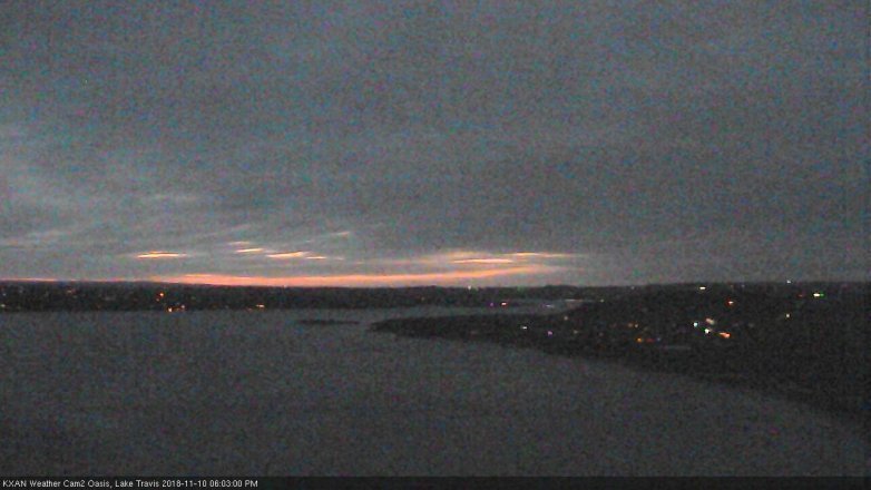 Lake Travis webcam, November 10, 2018 5:05 PM CT