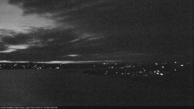 Lake Travis webcam, November 10, 2018 5:20 PM CT
