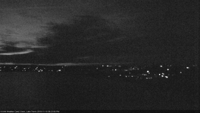 Lake Travis webcam, November 10, 2018 5:25 PM CT