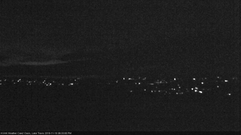 Lake Travis webcam, November 10, 2018 5:35 PM CT