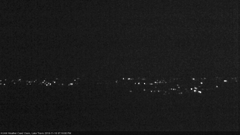 Lake Travis webcam, November 10, 2018 6:20 PM CT