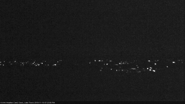 Lake Travis webcam, November 10, 2018 6:25 PM CT