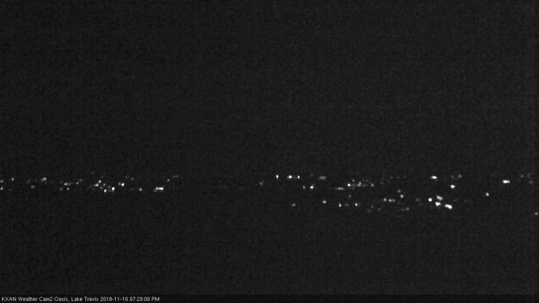Lake Travis webcam, November 10, 2018 6:30 PM CT