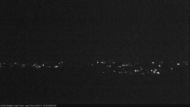 Lake Travis webcam, November 10, 2018 6:50 PM CT