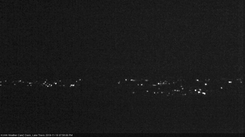 Lake Travis webcam, November 10, 2018 7:00 PM CT