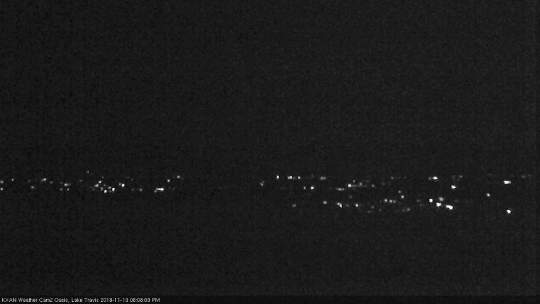 Lake Travis webcam, November 10, 2018 7:10 PM CT