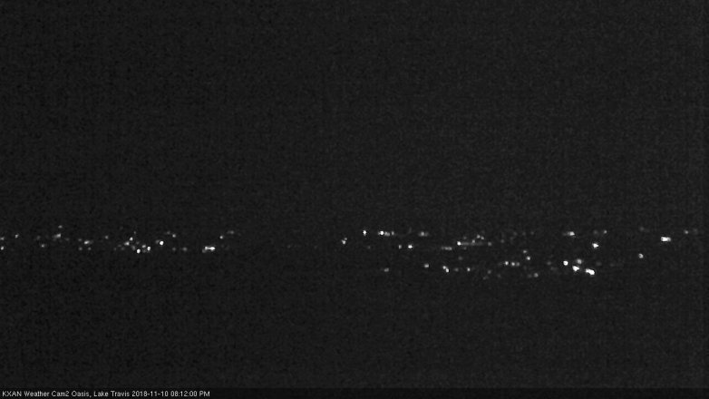 Lake Travis webcam, November 10, 2018 7:15 PM CT