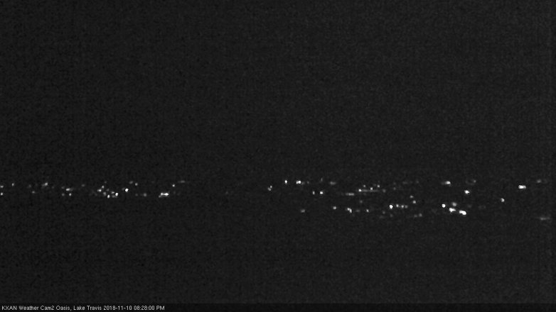 Lake Travis webcam, November 10, 2018 7:30 PM CT