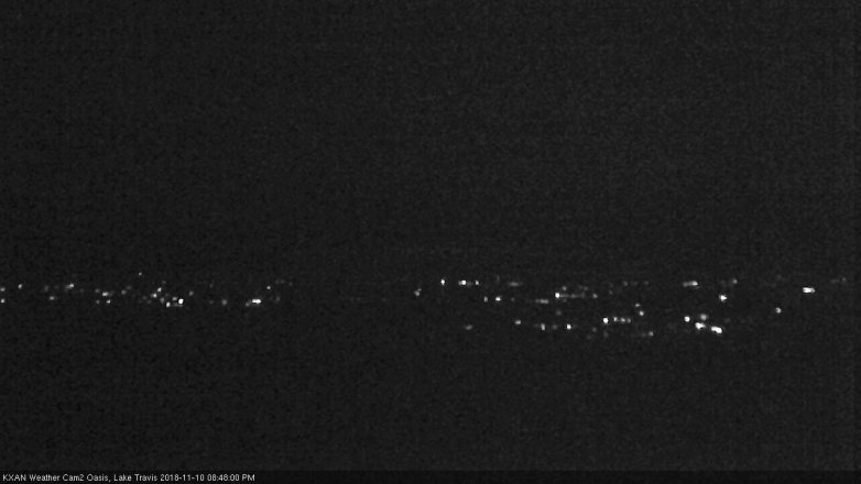 Lake Travis webcam, November 10, 2018 7:50 PM CT