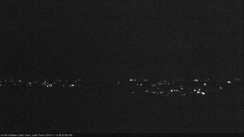 Lake Travis webcam, November 10, 2018 7:55 PM CT