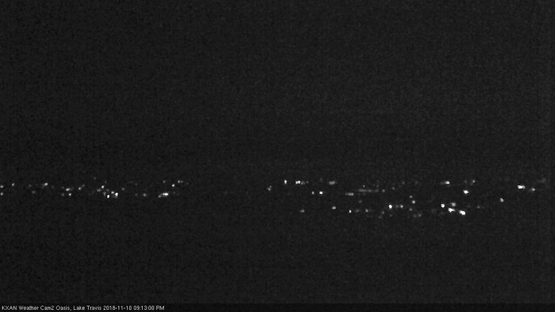 Lake Travis webcam, November 10, 2018 8:15 PM CT