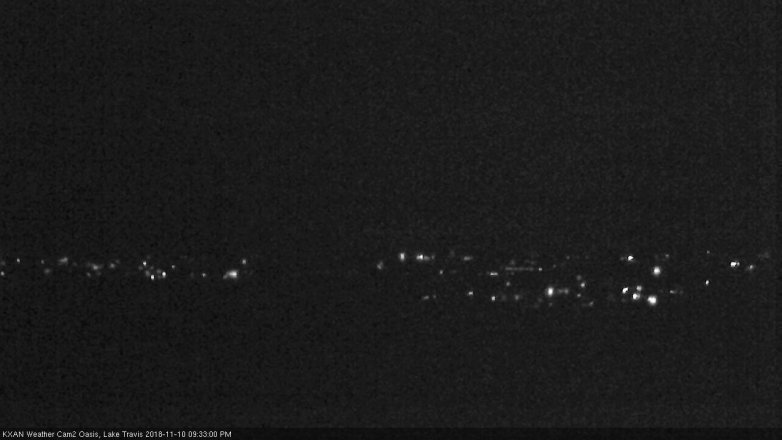 Lake Travis webcam, November 10, 2018 8:35 PM CT