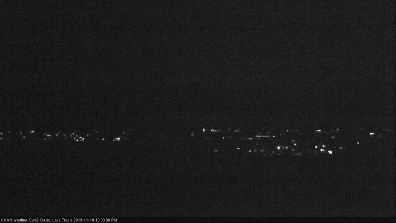 Lake Travis webcam, November 10, 2018 9:05 PM CT