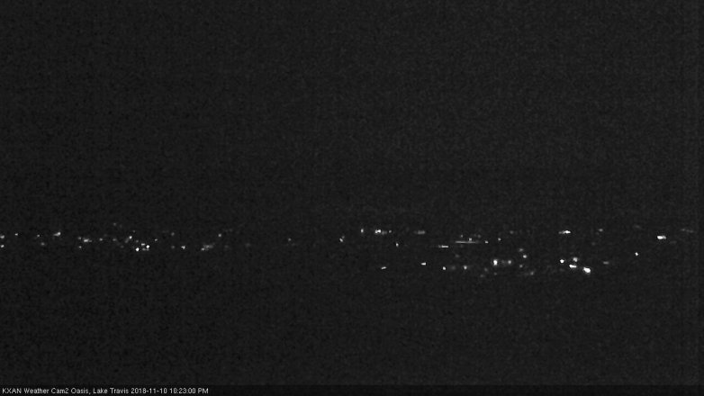 Lake Travis webcam, November 10, 2018 9:25 PM CT