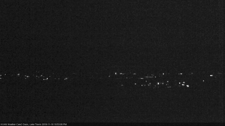 Lake Travis webcam, November 10, 2018 9:55 PM CT