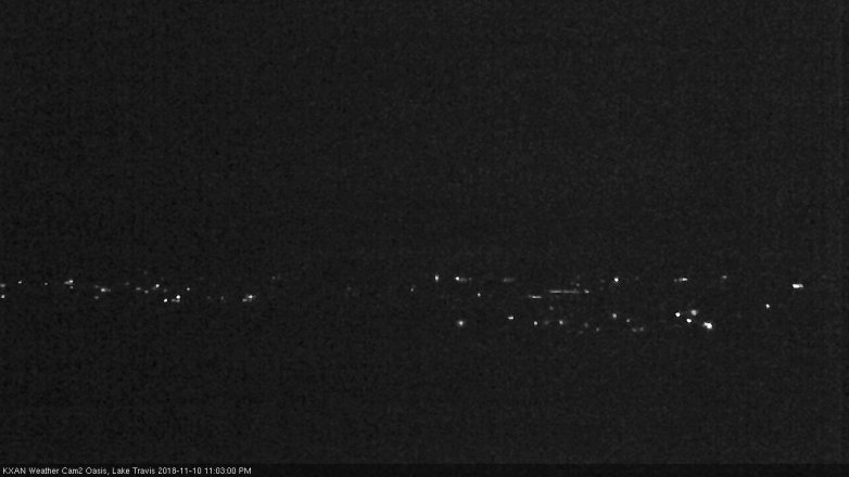 Lake Travis webcam, November 10, 2018 10:05 PM CT