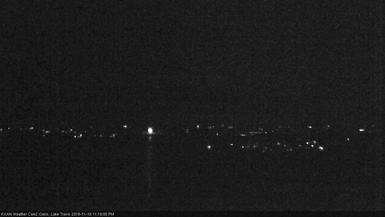 Lake Travis webcam, November 10, 2018 10:20 PM CT