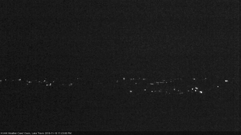 Lake Travis webcam, November 10, 2018 10:25 PM CT
