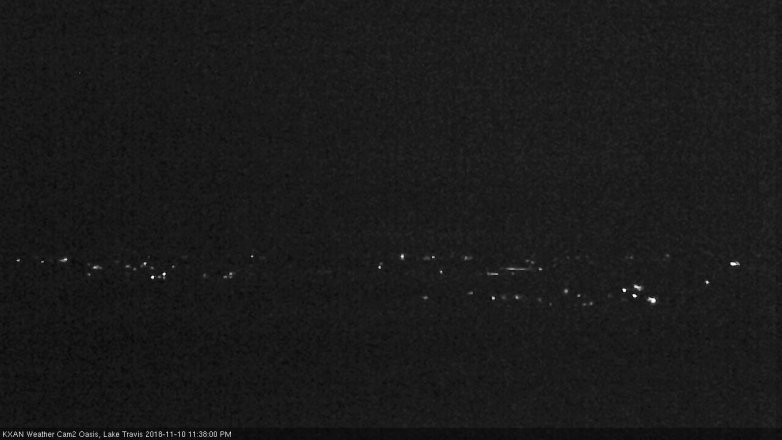 Lake Travis webcam, November 10, 2018 10:40 PM CT