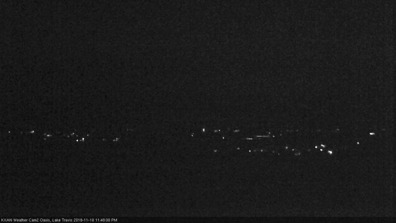 Lake Travis webcam, November 10, 2018 10:50 PM CT