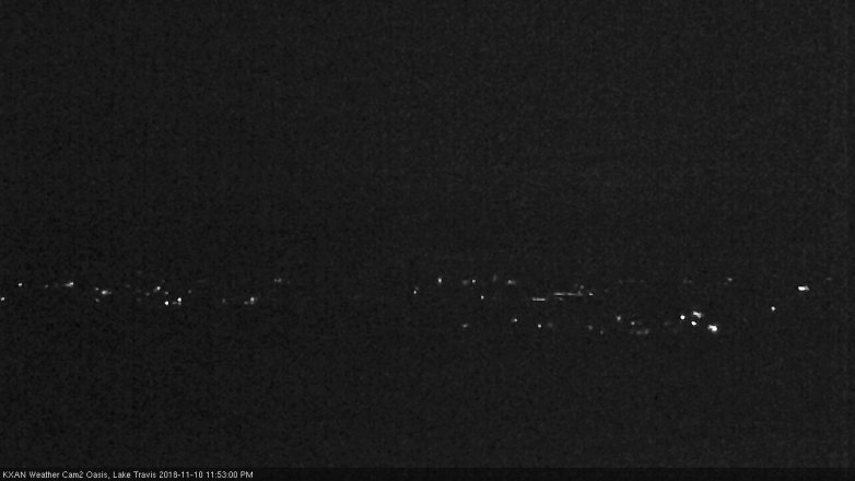 Lake Travis webcam, November 10, 2018 10:55 PM CT