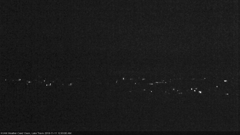 Lake Travis webcam, November 10, 2018 11:05 PM CT