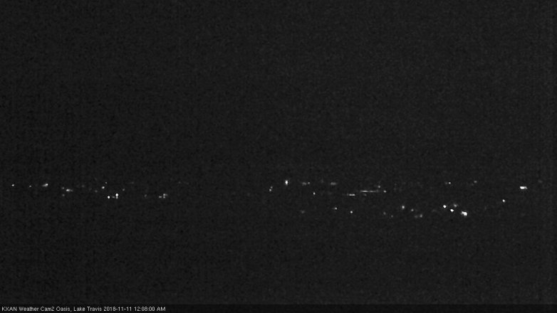 Lake Travis webcam, November 10, 2018 11:10 PM CT