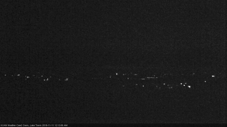 Lake Travis webcam, November 10, 2018 11:15 PM CT