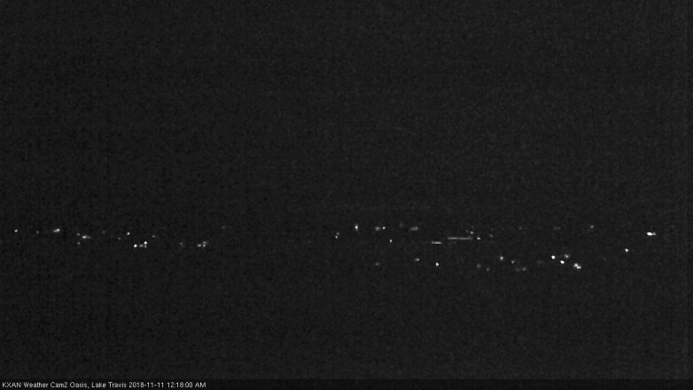 Lake Travis webcam, November 10, 2018 11:20 PM CT